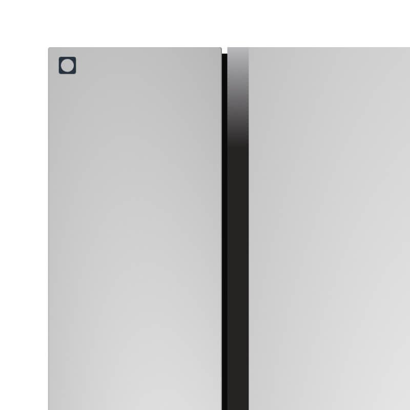 Mini Fridge with Freezer for Bedroom Office or Dorm with Adjustable Remove Glass Shelves Compact Refrigerator - Imagen 2